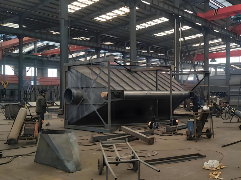 北京嵩安科技布袋除塵器在工廠車間運行實例