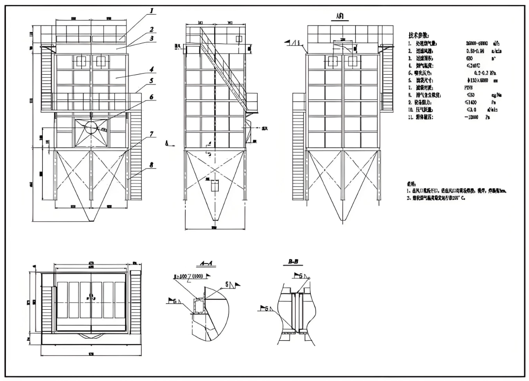北京除塵設(shè)備專業(yè)維護(hù)團(tuán)隊(duì)施工圖
